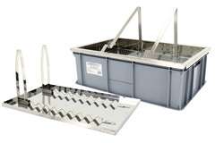 Wanienka do odsklepiania dwufunkcyjna (wkład nierdzewny z perforowanym dnem) Wanienka do odsklepiania dwufunkcyjna (wkład nierdzewny z perforowanym dnem)