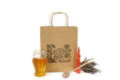 Torba papierowa mała 100% NATURAL pakiet 10szt Torba papierowa mała 100% NATURAL pakiet 10szt