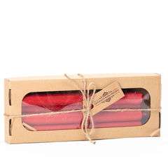 Zestaw świec stołowych 4szt czerwone Zestaw świec stołowych 4szt czerwone