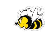 Naklejka MAŁA PSZCZOŁA Naklejka MAŁA PSZCZOŁA