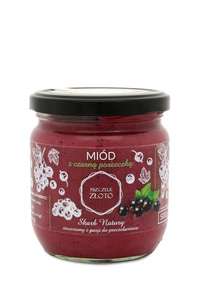 Miód z czarną porzeczką 0,5kg Miód z czarną porzeczką 0,5kg