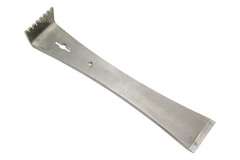 Dłuto nierdzewne bez oprawy ze skrobakiem do krat metalowych Dłuto nierdzewne bez oprawy ze skrobakiem do krat metalowych