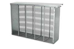 Izolator metalowy Dadant US 3-ramkowy z przykrywką Izolator 3-ramkowy Dadant US z pokrywką