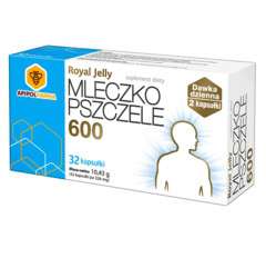 Mleczko Pszczele 600 w kapsułkach Mleczko Pszczele 600 w kapsułkach