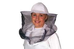 Kapelusz pszczelarski z siatką dookoła Kapelusz pszczelarski z siatką dookoła