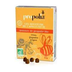 Imbir, propolis, cytryna, agawa cukierki bez cukru Gummibonbons opakowanie Imbir, propolis, cytryna, agawa cukierki bez cukru Gummibonbons opakowanie