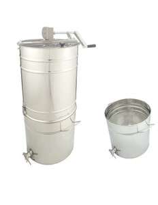 Miodarka 2 plastrowa z sitem i odstojnikiem Miodarka 2 pl. ręczna z sitem i odstojnikiem, Fi 400