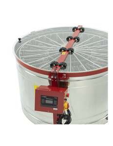 Miodarka 20- kasetowa z przegrodami, ramki Wielkopolskie, Ostrowskiej, napęd dolny,(Fi 1200mm), sterowanie automatyczne Miodarka 20- kasetowa z przegrodami, ramki Wielkopolskie, Ostrowskiej, napęd dolny,(Fi 1200mm), sterowanie automatyczne