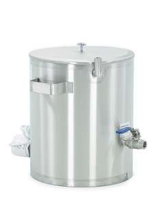 Mini topiarka do wosku okrągła z płaszczem wodnym i izolowaną pokrywą Mini topiarka do wosku okrągła z płaszczem wodnym i izolowaną pokrywą