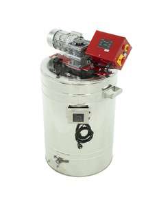 Urządzenie do kremowania miodu 150 l, z płaszczem grzewczym (na dekrystalizatorze), sterowanie automatyczne, zasilanie 230V Urządzenie do kremowania miodu 150 l, z płaszczem grzewczym (na dekrystalizatorze), sterowanie automatyczne, zasilanie 230V