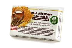 Blok Miodowy Kamiański z kawą zbożową 100g Blok Miodowy Kamiański z kawą zbożową 100g