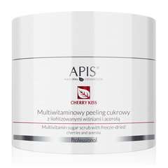 Multiwitaminowy peeling cukrowy z wiśniami i acerolą 220g APIS Multiwitaminowy peeling cukrowy z wiśniami i acerolą 220g APIS