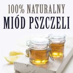 Baner reklamowy 2x1 naturalny miód pszczeli Baner reklamowy 2x1 naturalny miód pszczeli