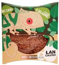 Ciastko ŁAN Miód i Orzech 40g Ciastko ŁAN Miód i Orzech 40g