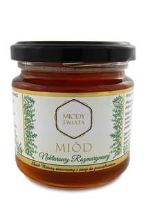 Miód Nektarowy Rozmarynowy 250g Miody Świata Miód Nektarowy Rozmarynowy 250g Miody Świata