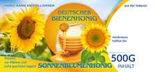 Etykiety niemieckojęzyczne kolorowe SONNENBLUMENHONIG 100szt/1op Etykiety niemieckojęzyczne kolorowe SONNENBLUMENHONIG 100szt/1op