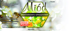 Etykiety na miód nektarowo spadziowy - opakowanie 100szt Etykiety na miód nektarowo spadziowy - opakowanie 100szt