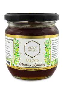 Miód Nektarowy Kasztanowy 0,5kg Miody Świata Miód Nektarowy Kasztanowy 0,5kg Miody Świata