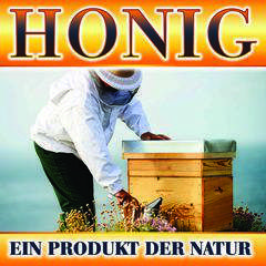 Baner reklamowy pszczelarz i ul new 1x1 Baner reklamowy pszczelarz i ul new 1x1