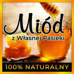 Baner reklamowy złoty, plaster, słoik, nabierak 1x1m Baner reklamowy złoty, plaster, słoik, nabierak 1x1m