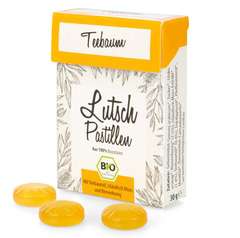 Pastylki miodowe z wyciągiem z drzewa herbacianego Pastylki miodowe z wyciągiem z drzewa herbacianego