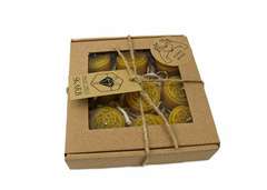 Zestaw tealightów 9 szt z ornamentem w opakowaniu Zestaw tealightów 9 szt z ornamentem w opakowaniu