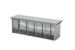 Izolator 3 ramkowy metalowy Dadant 1/2 Izolator 3 ramkowy metalowy Dadant 1/2