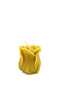 Świeca z wosku pszczelego Róża Pąk Świeca z wosku pszczelego Róża Pąk