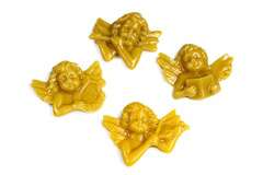 Figurki dekoracyjne Amorki z instrumentami 4 szt Figurki dekoracyjne Amorki z instrumentami 4 szt