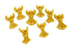 Figurki dekoracyjne Aniołki z instrumentami 8 sztuk Figurki dekoracyjne Aniołki z instrumentami 8 sztuk