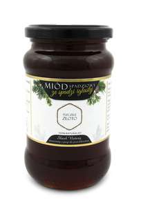 Miód spadziowy iglasty- jodłowy 500g Miód spadziowy iglasty- jodłowy 500g