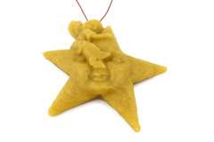 Zawieszka z wosku pszczelego GWIAZDA Zawieszka z wosku pszczelego GWIAZDA