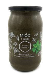 Miód z miętą 1,05 kg Pszczele Złoto Łukasiewicz® Miód z miętą 1,05 kg Pszczele Złoto Łukasiewicz®