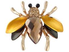 Broszka ozdobna Pszczoła z cyrkoniami Broszka ozdobna Pszczoła z cyrkoniami