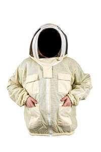 Bluza rozpinana 2X kapelusz kosmonauta beżowa z wentylacją Bluza rozpinana 2X kapelusz kosmonauta beżowa z wentylacją