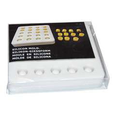 Szablon kauczukowy na 20 miseczek matecznikowych APITEK Szablon kauczukowy na 20 miseczek matecznikowych APITEK