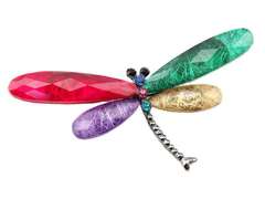Broszka ozdobna Ważka kolorowe skrzydełka Broszka ozdobna Ważka kolorowe skrzydełka