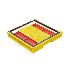 Dennica wysoka Wielkopolska higieniczna z poławiaczem pyłku , styropianowa , malowana Dennica wysoka Wielkopolska higieniczna z poławiaczem pyłku , styropianowa , malowana