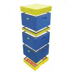 Ul styropianowy WL 10-ramkowy z dennicą hig. i poławiaczem pyłku , malowany Ul styropianowy WL 10-ramkowy z dennicą hig. i poławiaczem pyłku , malowany