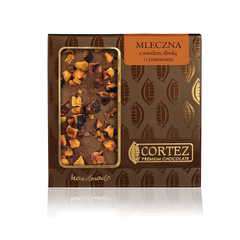 Czekolada mleczna z miodem, śliwkami i cynamonem 85g Czekolada mleczna z miodem, śliwkami i cynamonem 85g