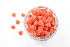 Żelki z miodem, truskawką i wanilią 100g Żelki z miodem, truskawką i wanilią 100g