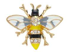 Broszka Pszczoła żółto-czarna z cyrkoniami Broszka Pszczoła żółto-czarna z cyrkoniami