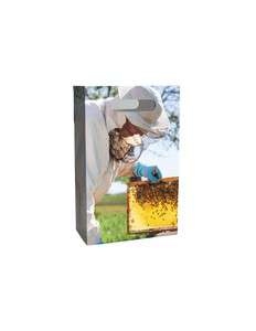 Torba papierowa prezentowa "Pszczelarz z ramką" Torba papierowa prezentowa "Pszczelarz z ramką"