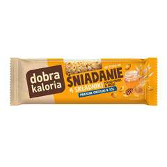 Baton Dobra Kaloria z orzechami prażonymi i miodem 35g Baton Dobra Kaloria z orzechami prażonymi i miodem 35g