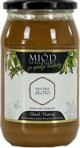 Miód spadziowy - spadź liściasta duży słoik Miód spadziowy - spadź liściasta duży słoik