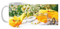 Kubek ceramiczny 330ml druk I LOVE HONEY Kubek ceramiczny 330ml druk I LOVE HONEY