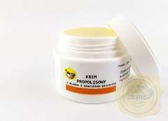 Krem propolisowy z miodem i mleczkiem pszczelim 50ml "BARĆ" Krem propolisowy z miodem i mleczkiem pszczelim 50ml "BARĆ"