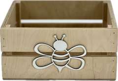 Skrzynka prezentowa 22x22cm Naturalna Skrzynka prezentowa 22x22cm Naturalna