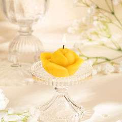 Świeca z wosku pszczelego Róża Średnia Świeca z wosku pszczelego Róża Średnia