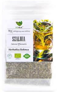 Herbatka ziołowa z szałwii 70g Herbatka ziołowa z szałwii 70g